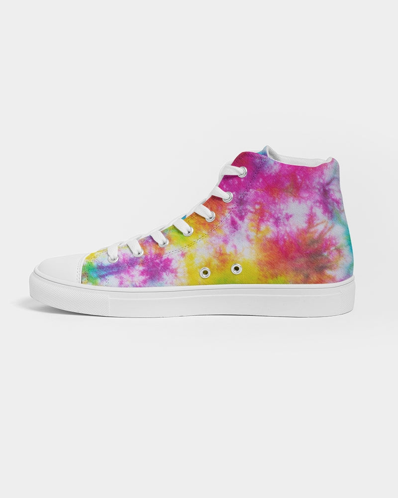 Tie-Dye Men's High Top Canvas Shoe