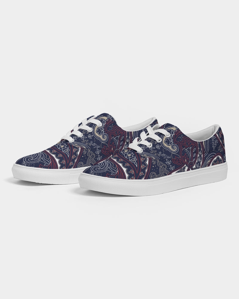 Paisley Beauty Women's Lace Up Canvas Shoe