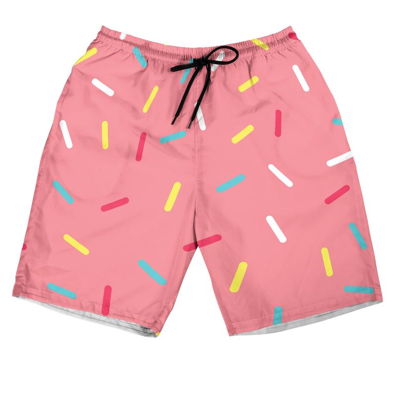 Pink Donut Sprinkles Shorts