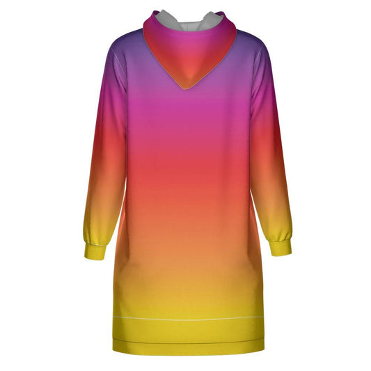 Beach Sunset Hoodie Dress