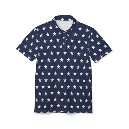 White Stars Premium Unisex Polo Shirt