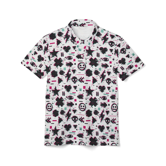 Glitch Premium Unisex Polo Shirt