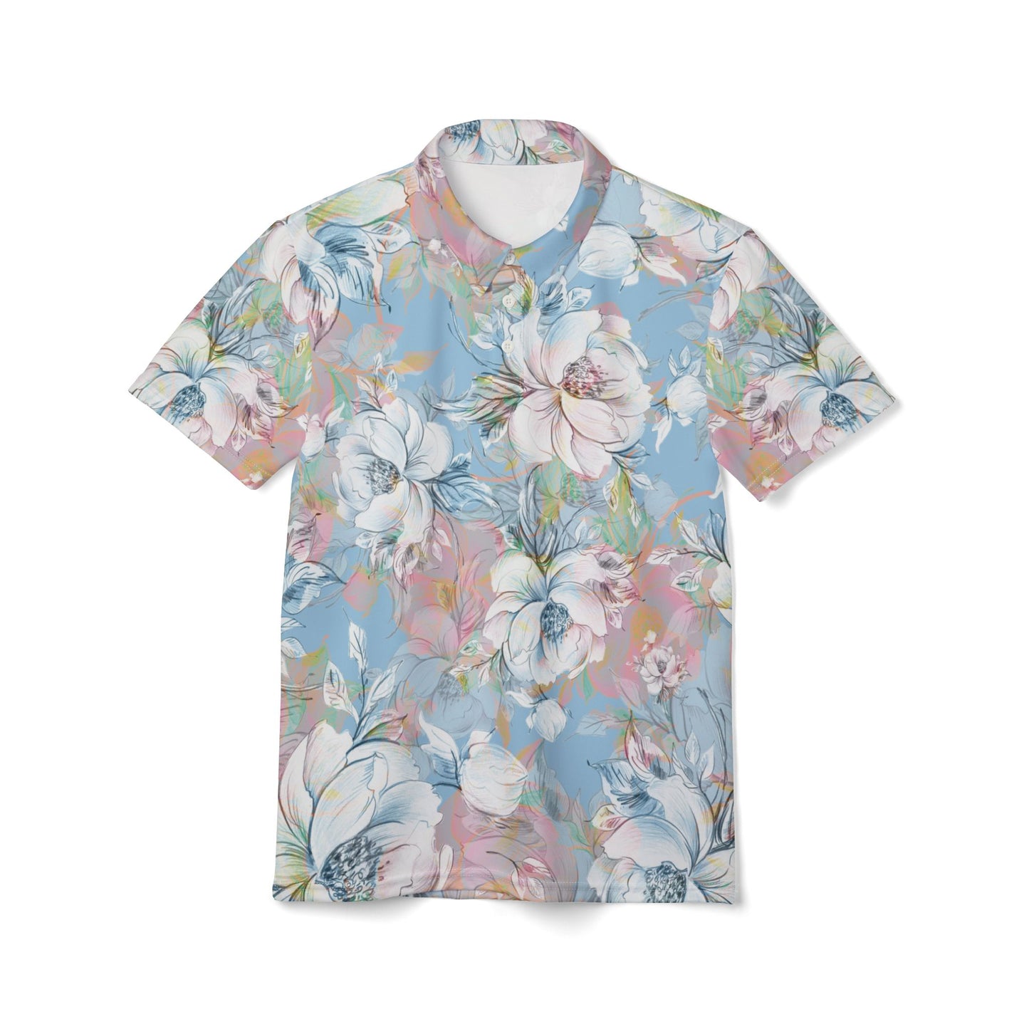 Elegant Flowers Premium Unisex Polo Shirt