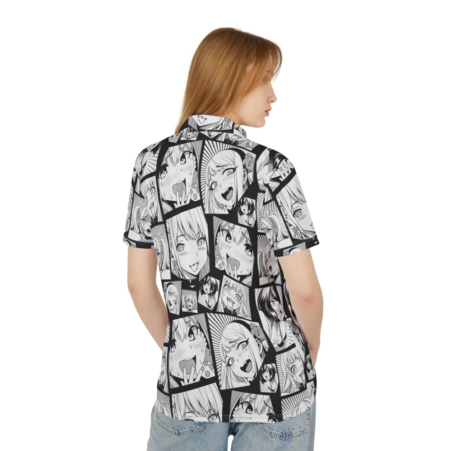 Sexy Time Anime Premium Unisex Polo Shirt