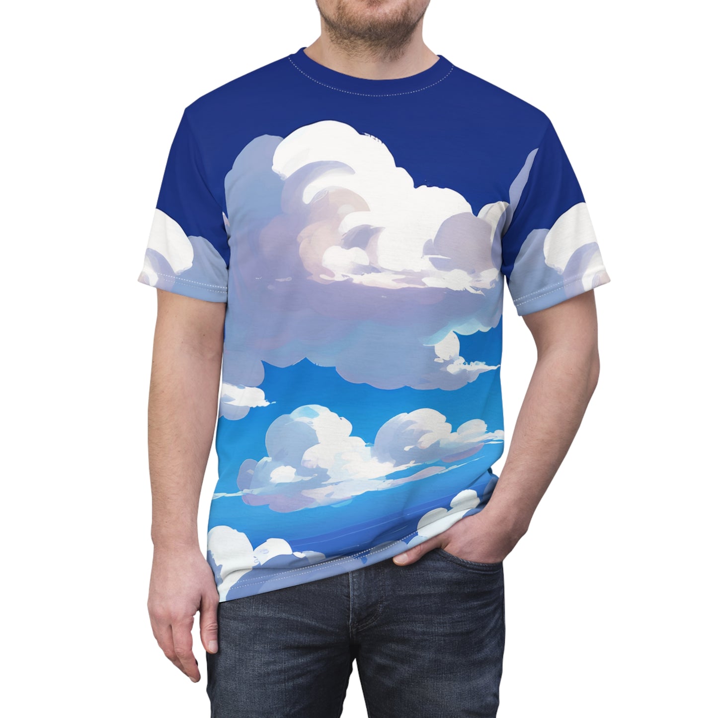 Anime Clouds Men's Tee