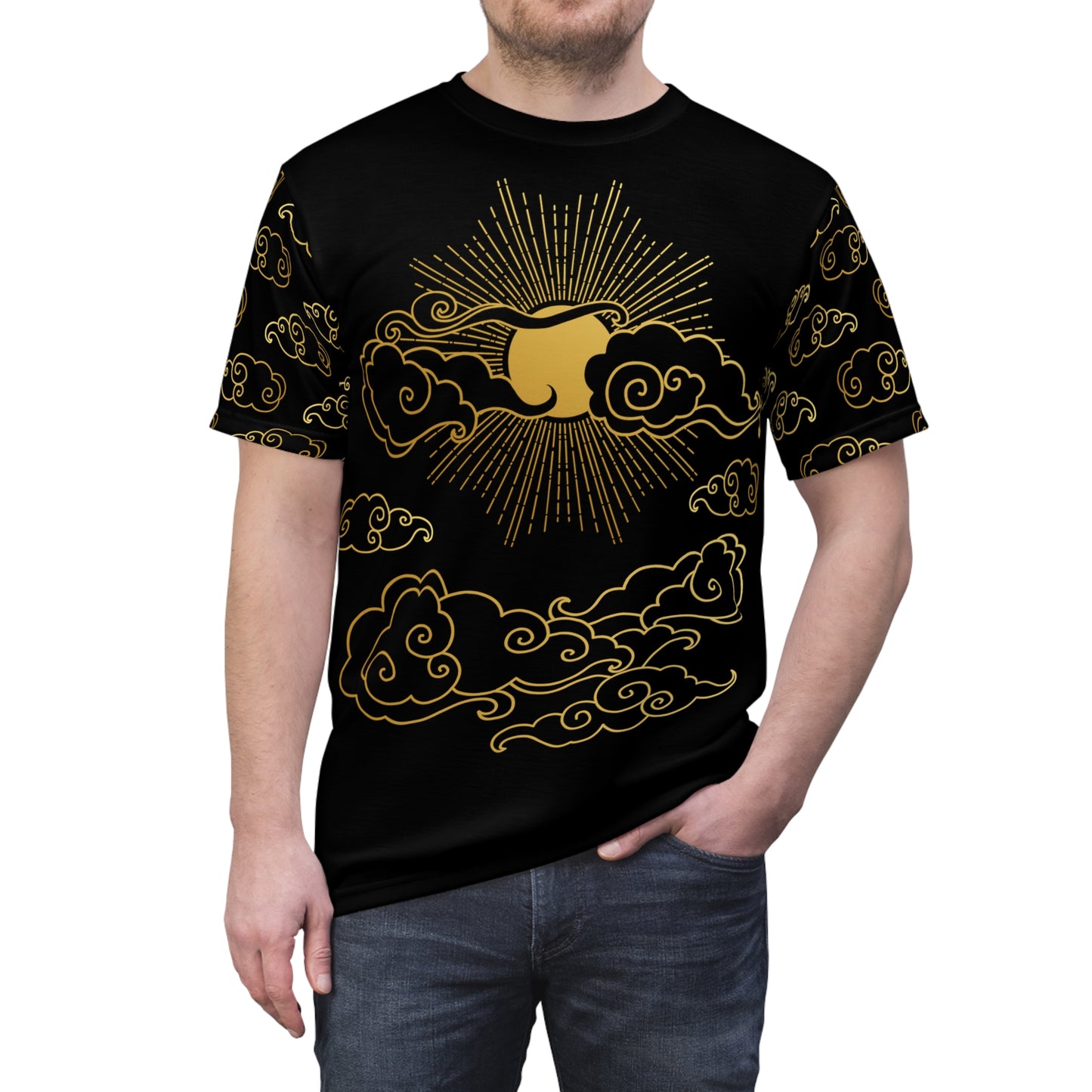 Oriental Sun And Moon Men's Tee