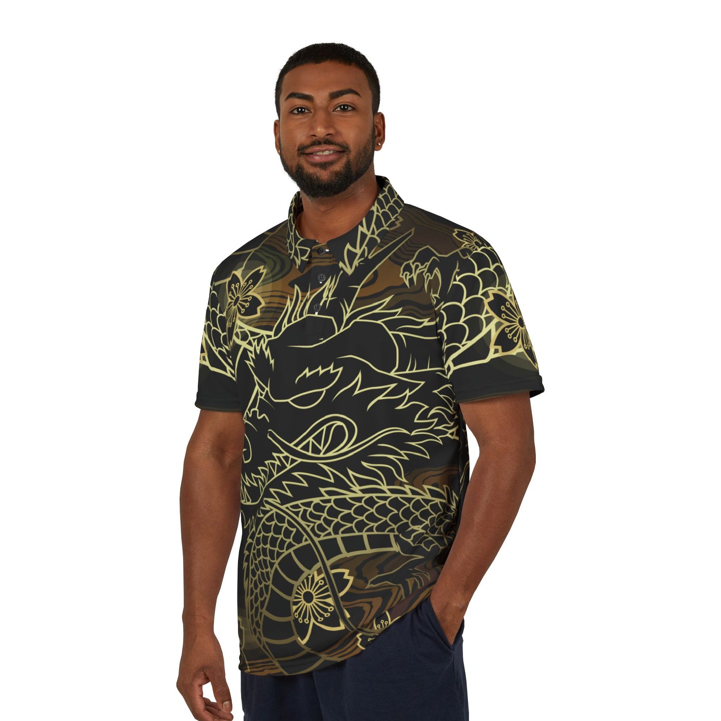 The Great Dragon Premium Unisex Polo Shirt