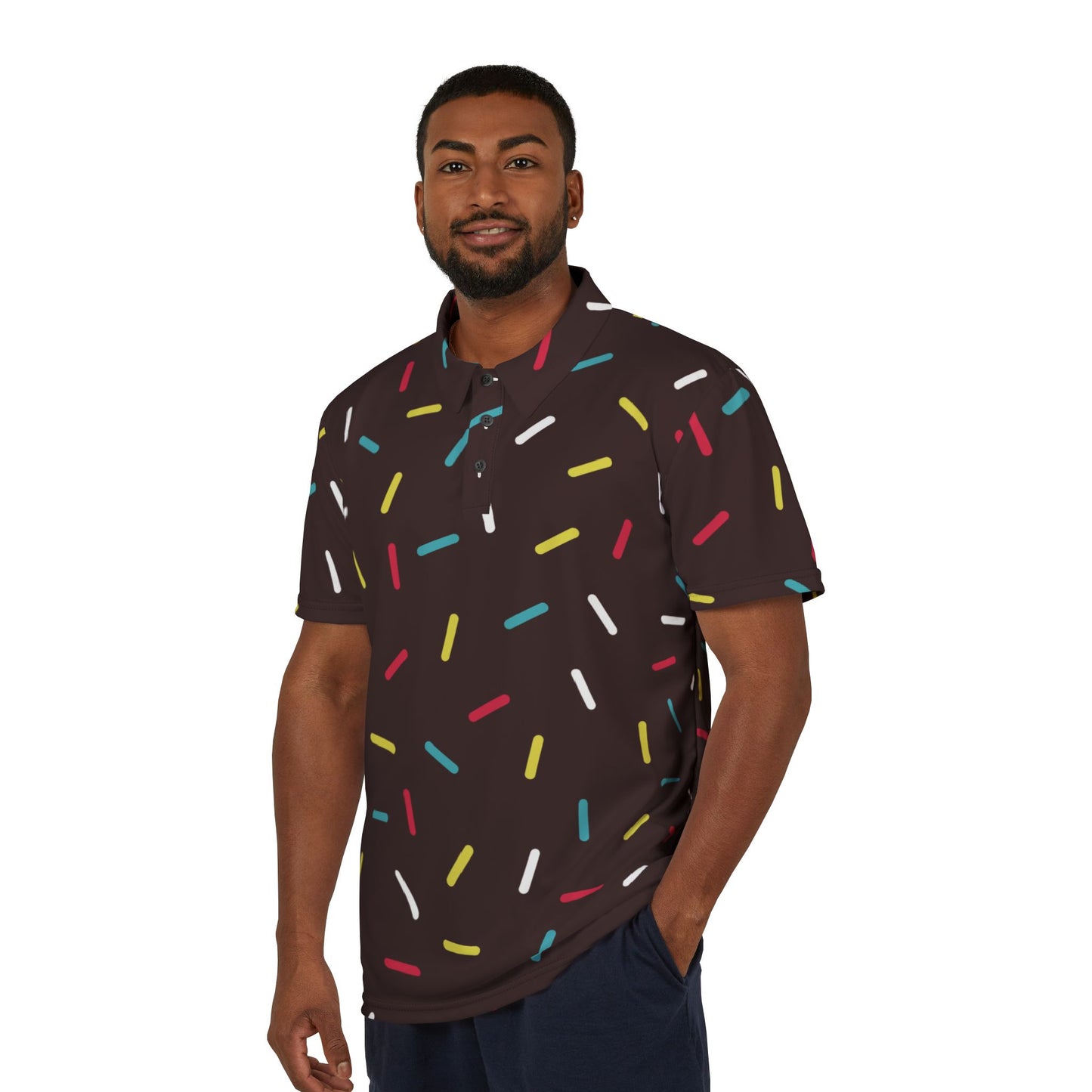 Chocolate With Sprinkles Premium Unisex Polo Shirt