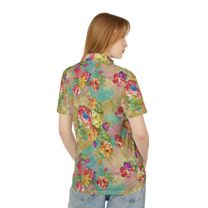 Flower Garden Premium Unisex Polo Shirt