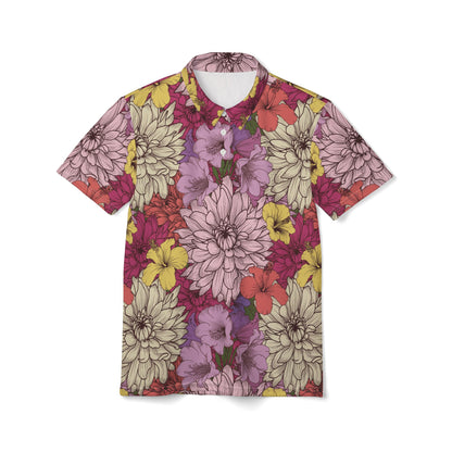 Floral Bloom Premium Unisex Polo Shirt