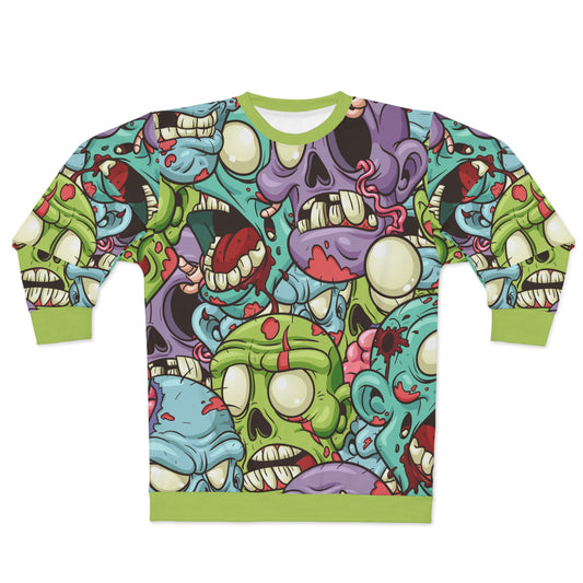 Zombie Heads Unisex Sweatshirt
