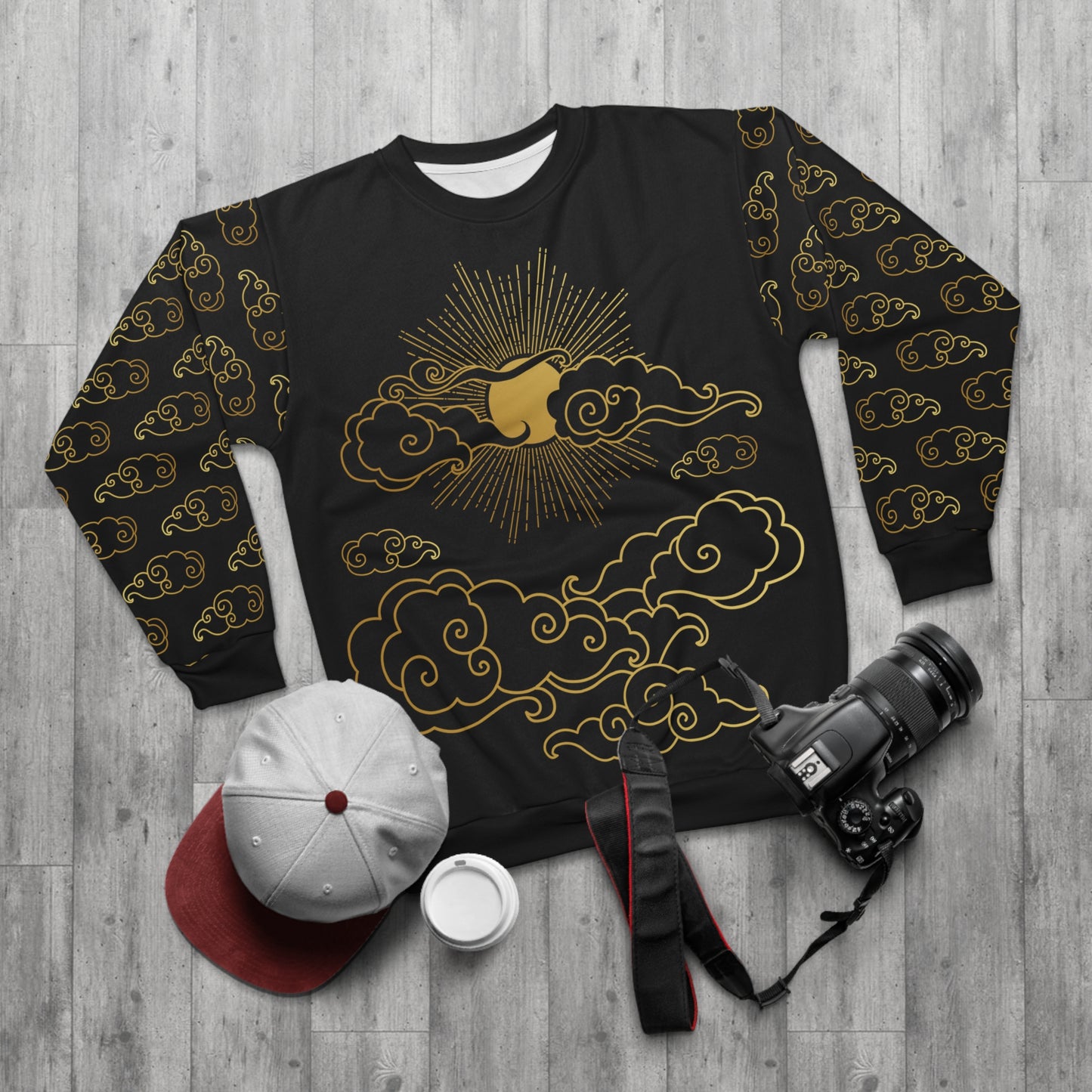 Oriental Sun And Moon Unisex Sweatshirt