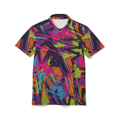 Abstract Zigzag Premium Unisex Polo Shirt