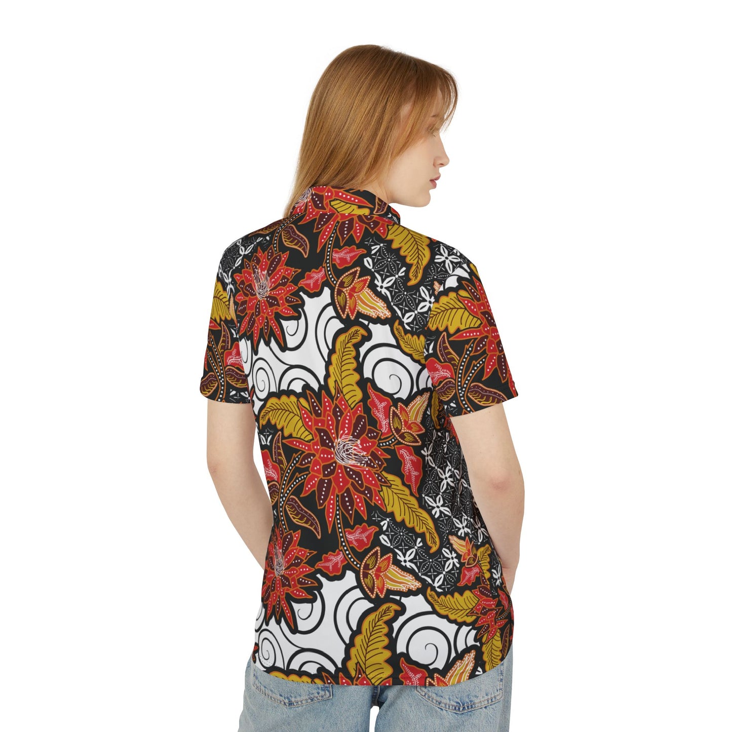 Indonesian Batik Premium Unisex Polo Shirt