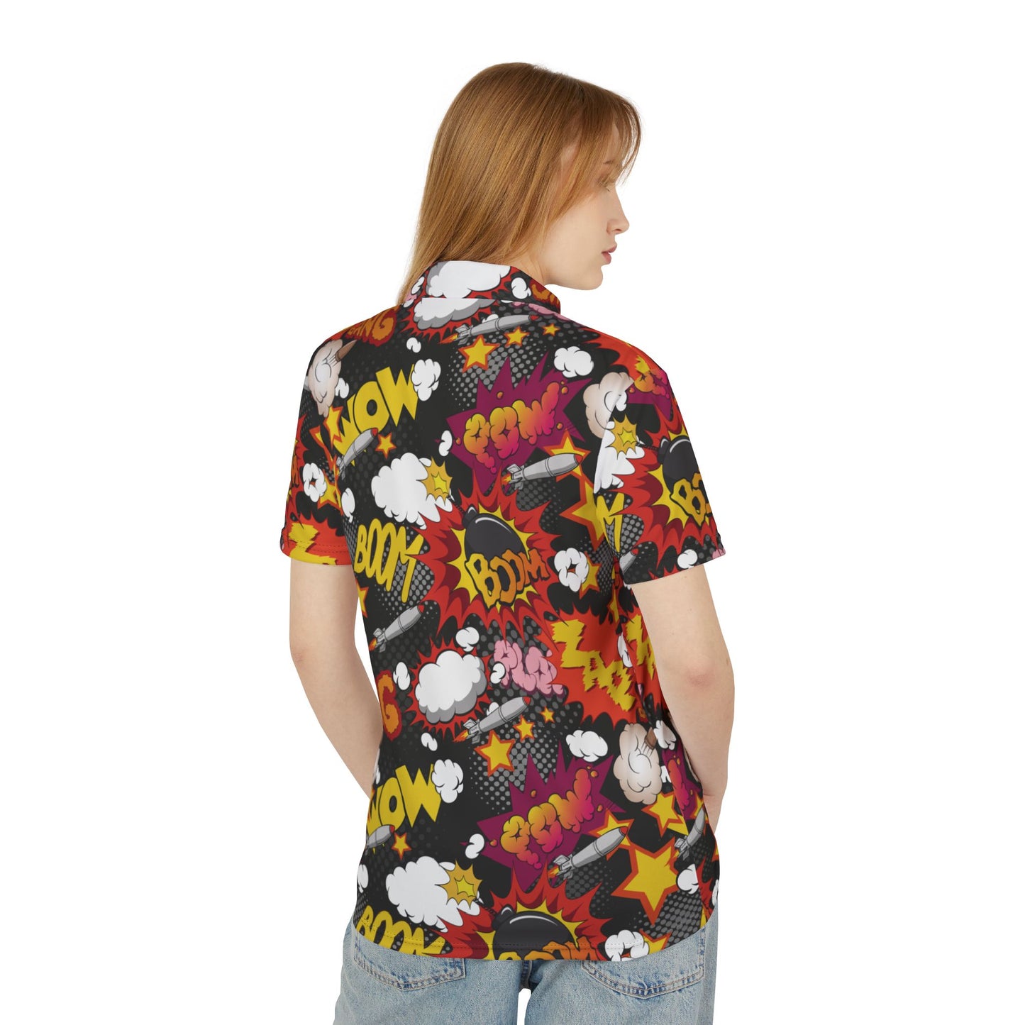 Comic Bomb Premium Unisex Polo Shirt