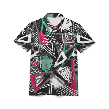 Abstract Triangles Premium Unisex Polo Shirt