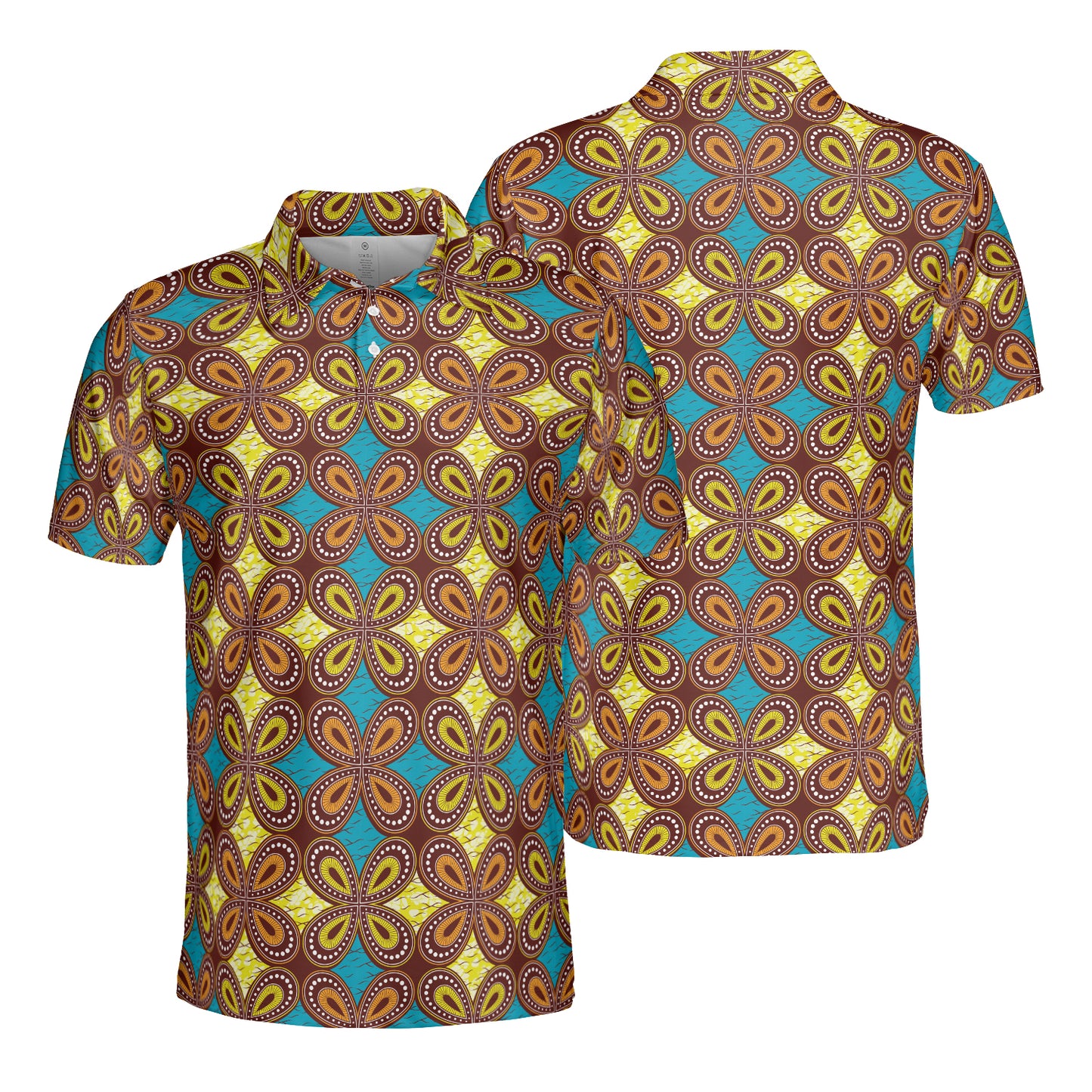 Abstract African Bows Polo Shirt