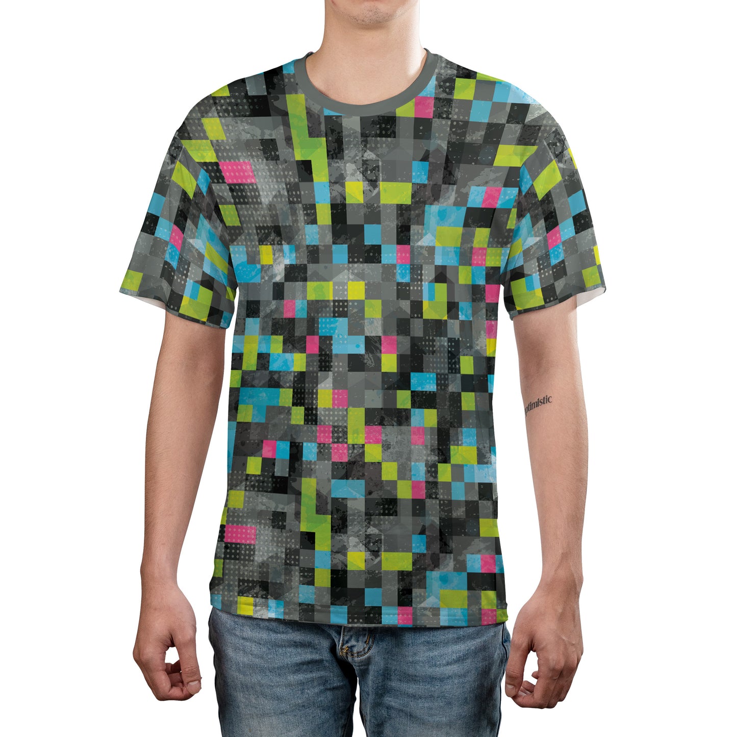 Abstract Pixels Unisex Comfort T-Shirt