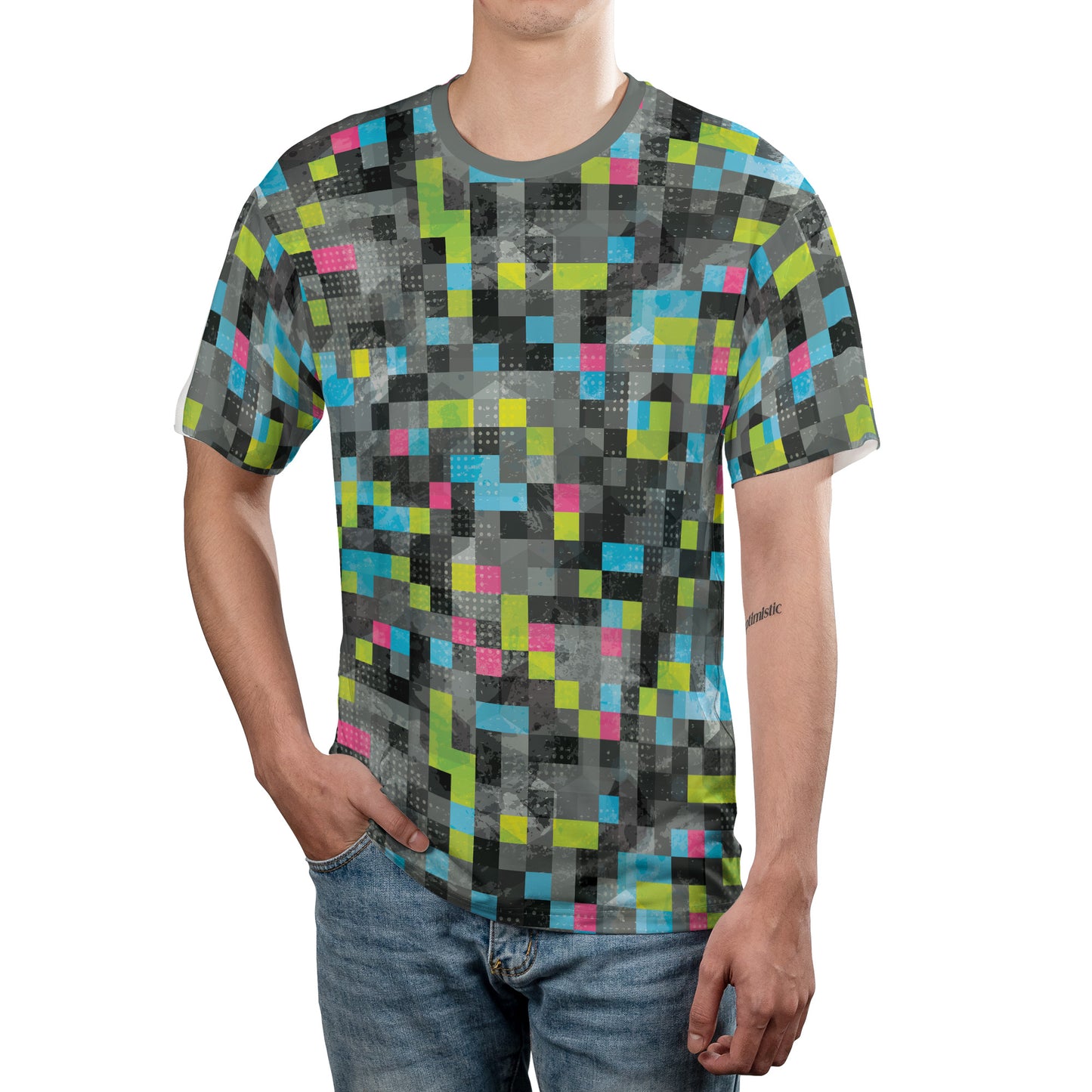 Abstract Pixels Unisex Comfort T-Shirt