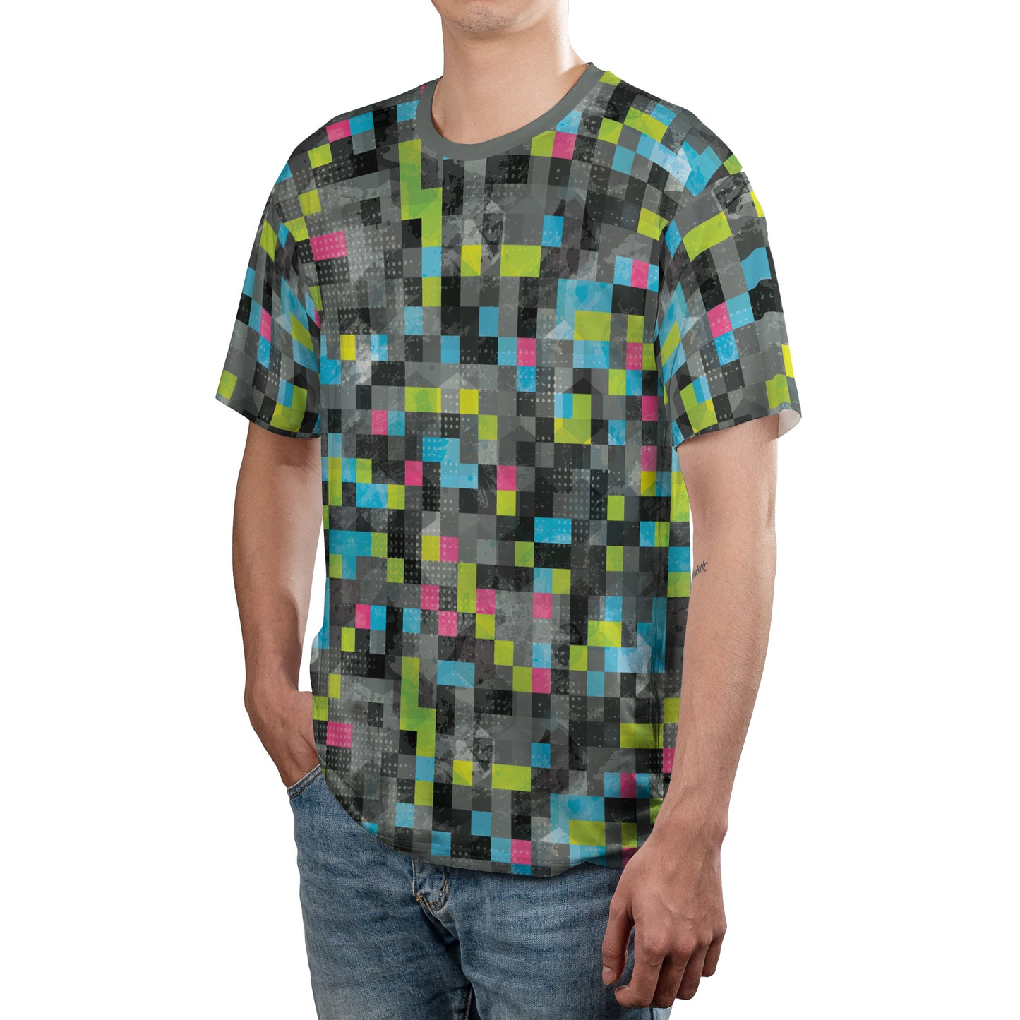 Abstract Pixels Unisex Comfort T-Shirt
