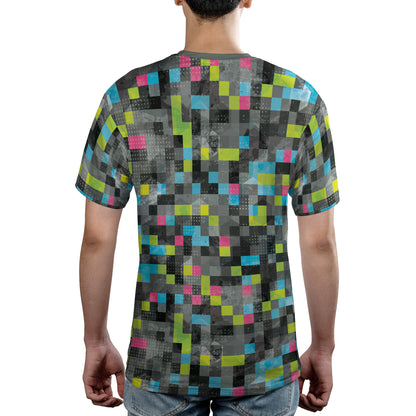 Abstract Pixels Unisex Comfort T-Shirt