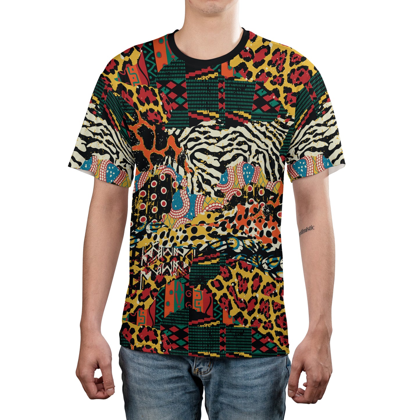 African Animal Patchwork Unisex Comfort T-Shirt