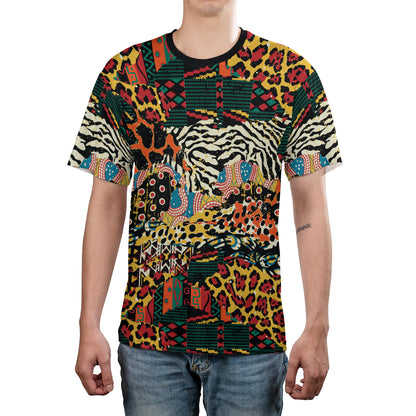 African Animal Patchwork Unisex Comfort T-Shirt