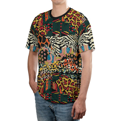 African Animal Patchwork Unisex Comfort T-Shirt