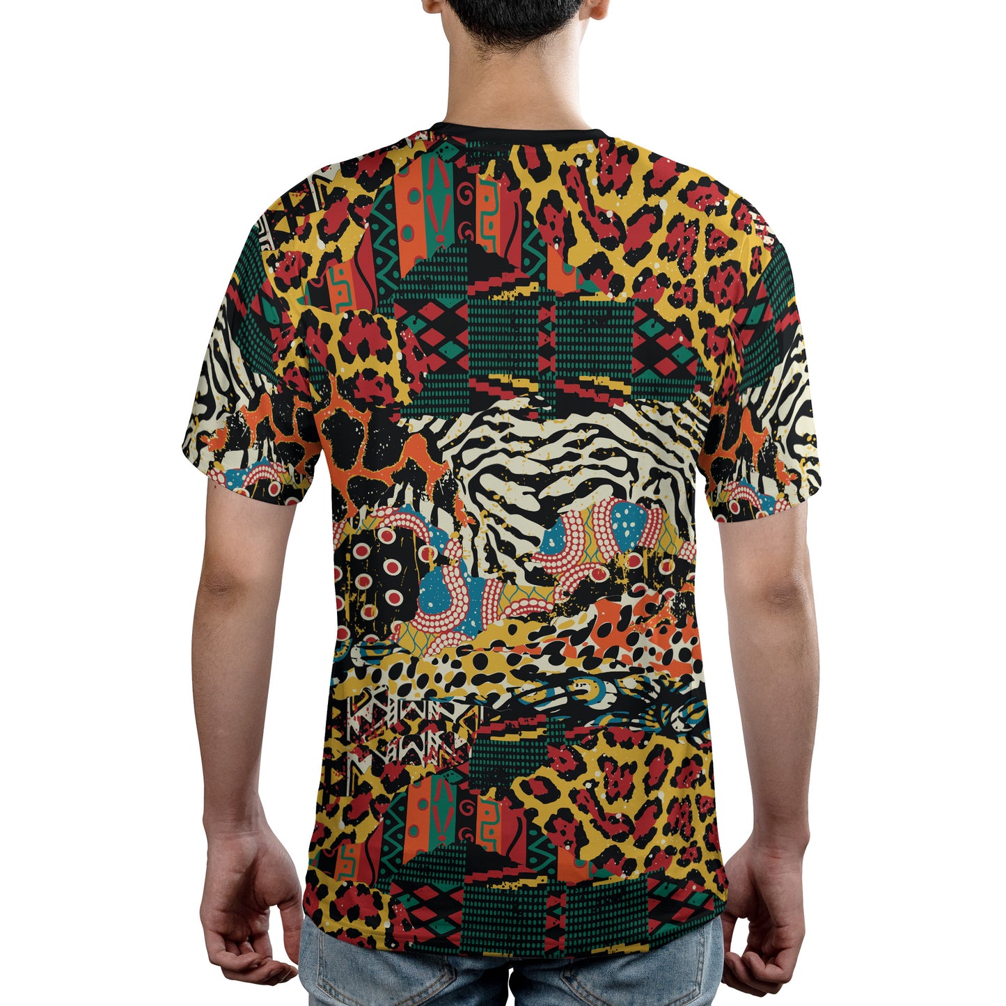 African Animal Patchwork Unisex Comfort T-Shirt