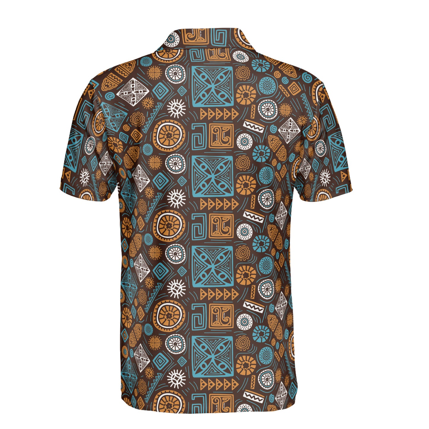 African Shapes Polo Shirt