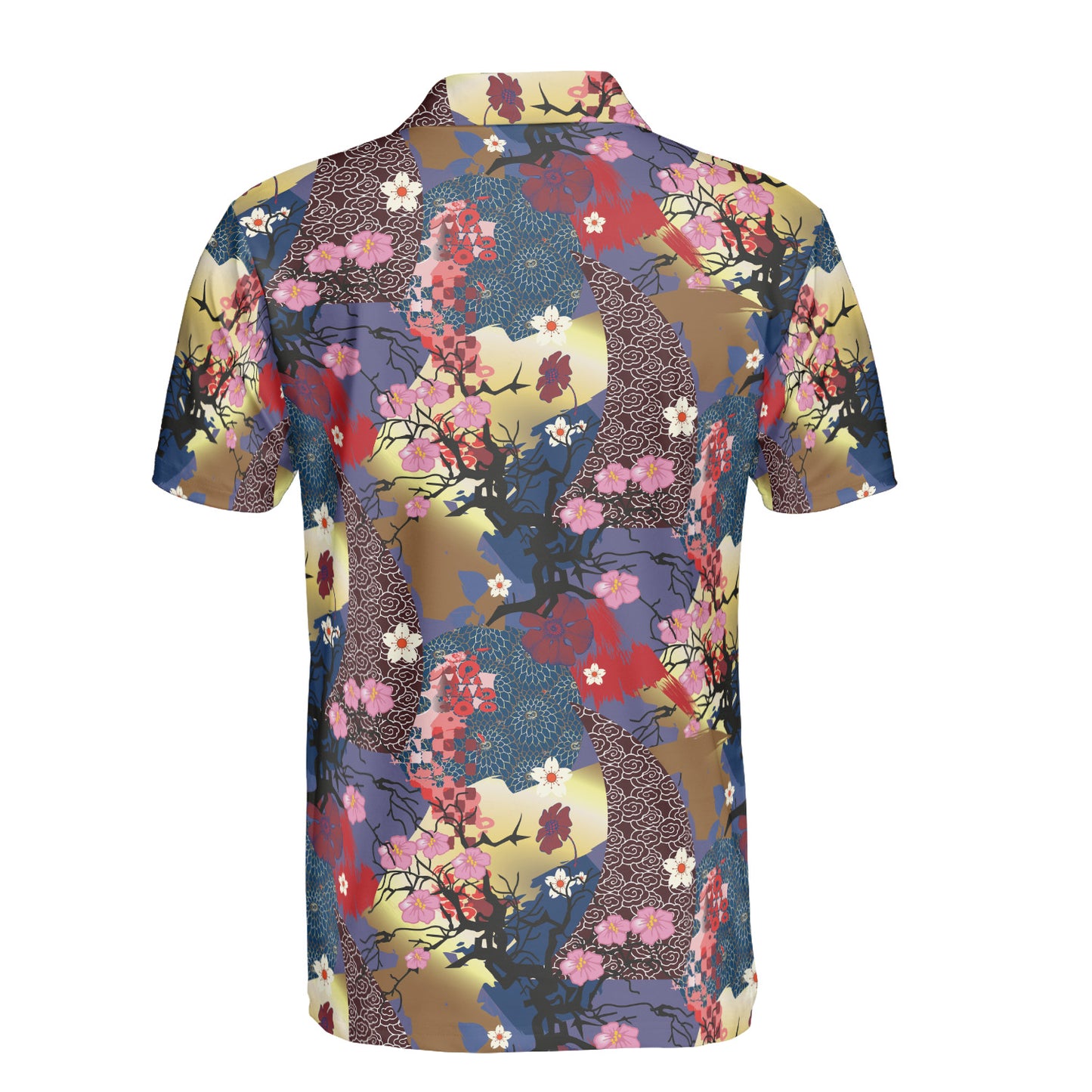 Asian Collage Polo Shirt