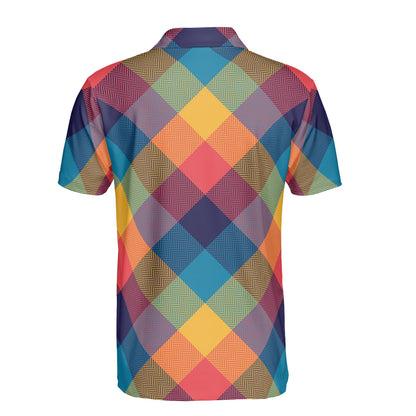 Autumn Plaid Polo Shirt