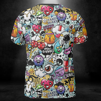Bizarre Graffiti Unisex Comfort T-Shirt