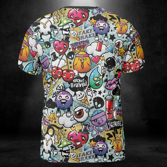 Bizarre Graffiti Unisex Comfort T-Shirt