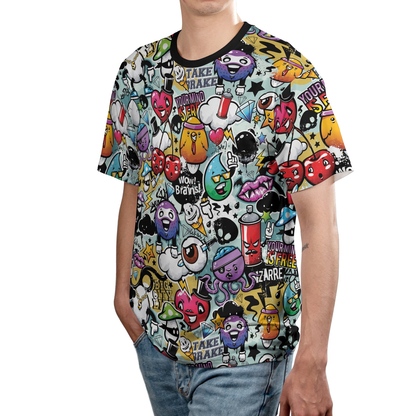 Bizarre Graffiti Unisex Comfort T-Shirt