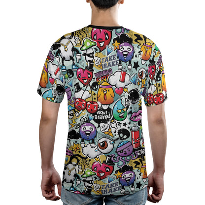 Bizarre Graffiti Unisex Comfort T-Shirt