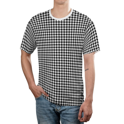 Black & White Houndstooth Comfort T-shirt