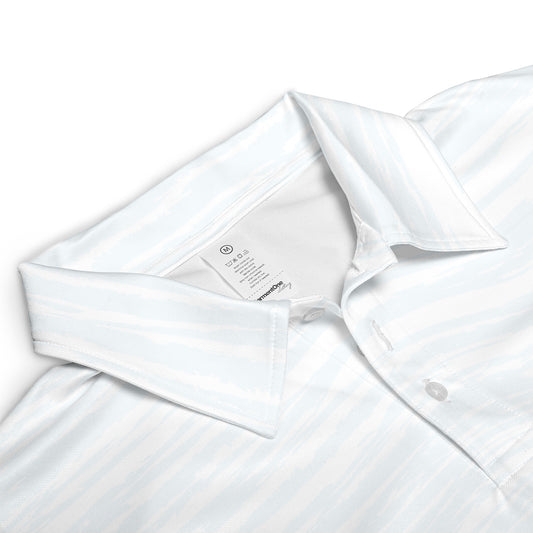 Blue Asian Waves V2 Polo Shirt