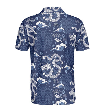 Blue Dragon Polo Shirt