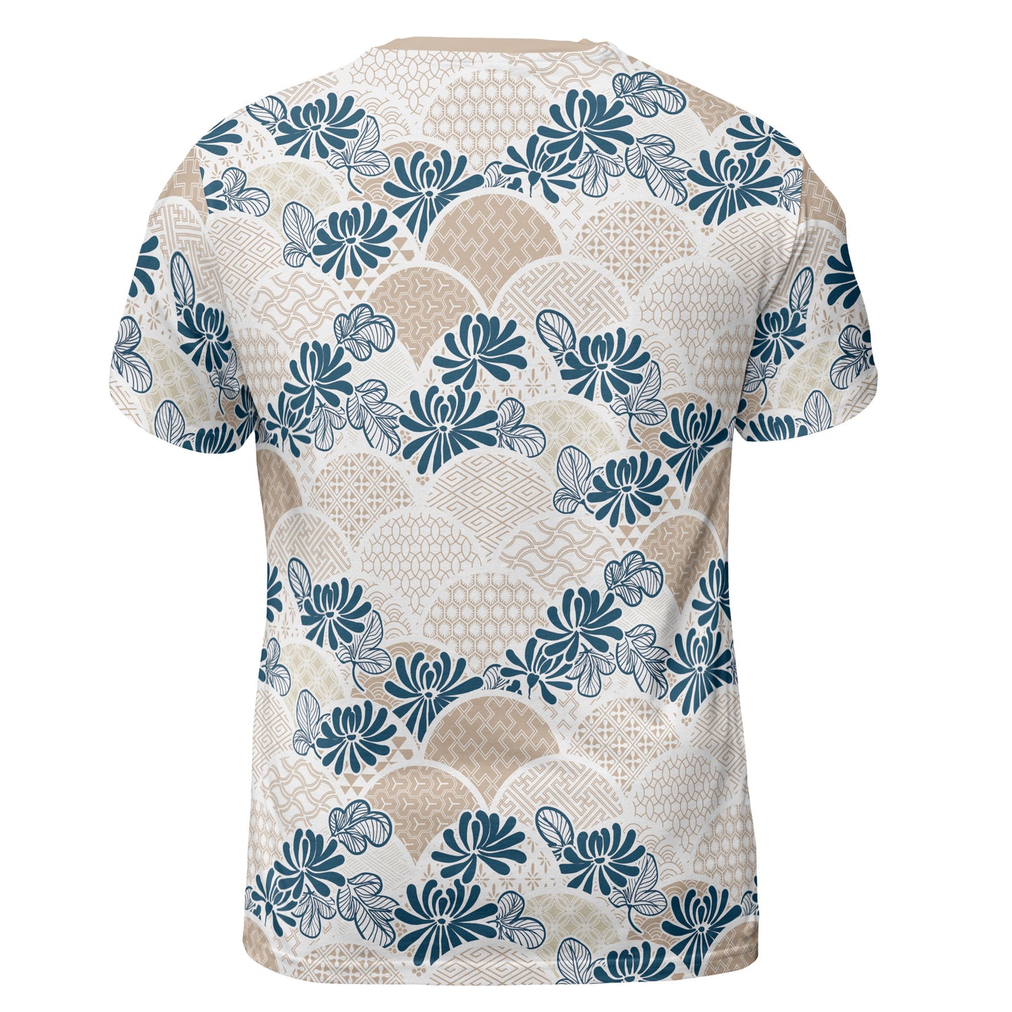 Blue Flowers & Kimono Comfort T-shirt