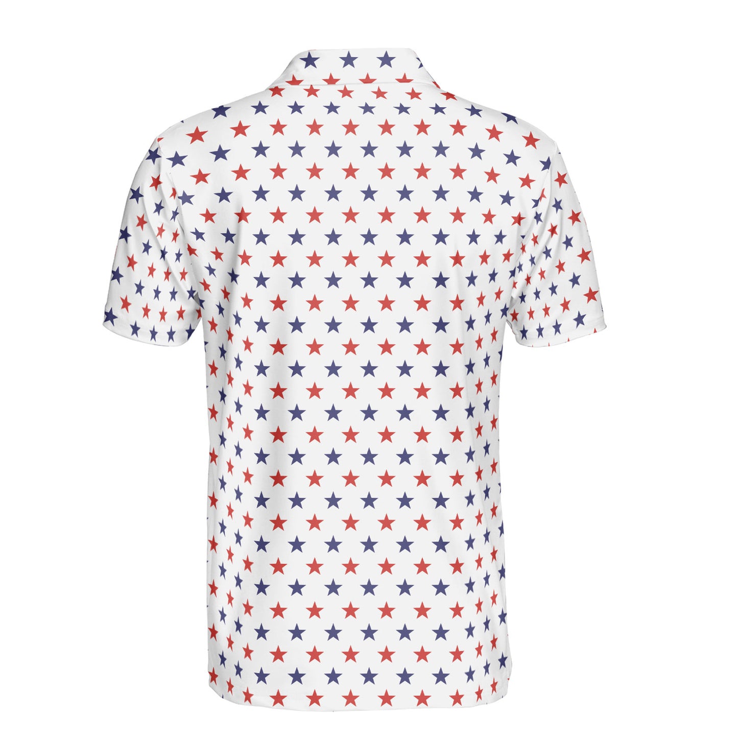Blue & Red Stars Polo Shirt