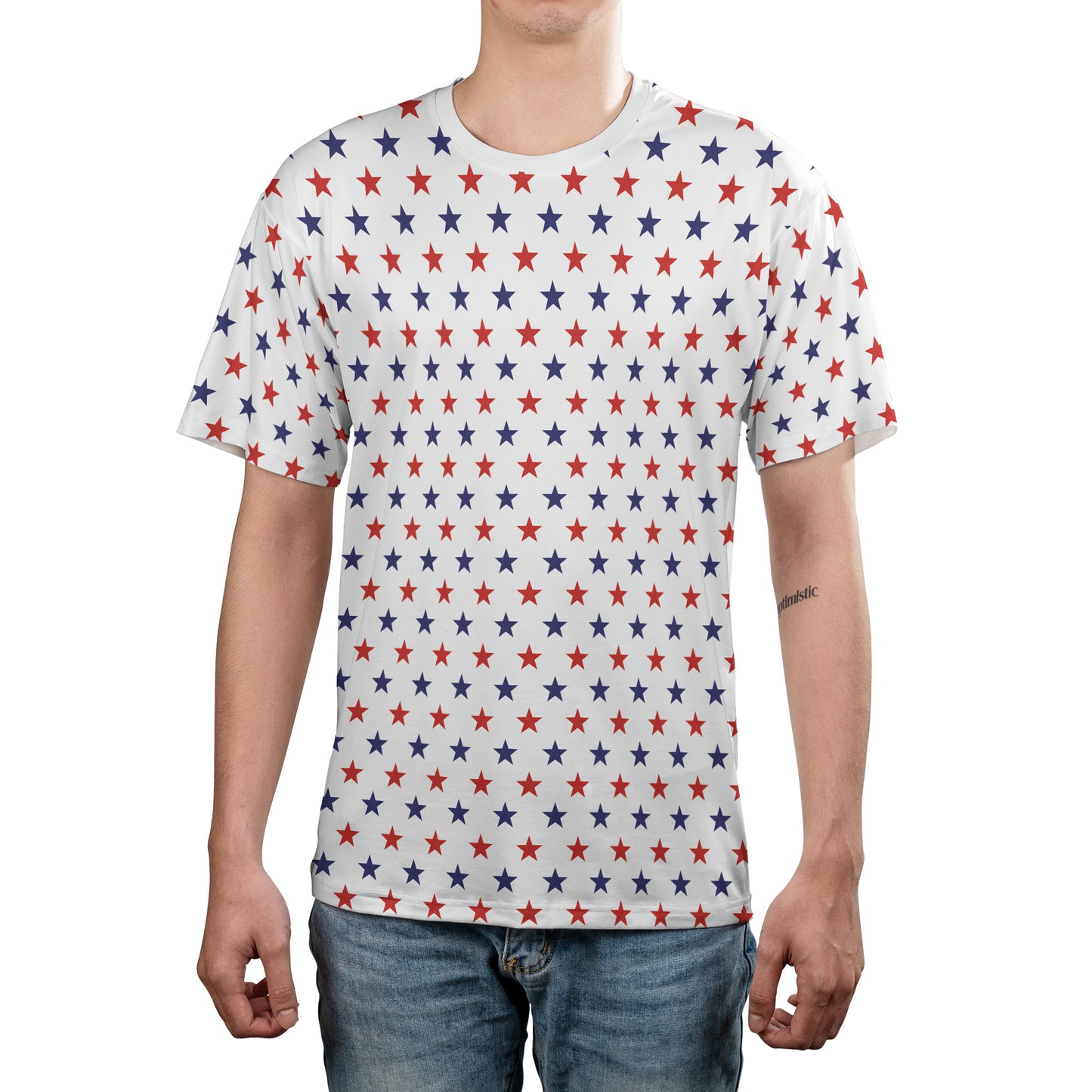 Blue & Red Stars Unisex Comfort T-Shirt