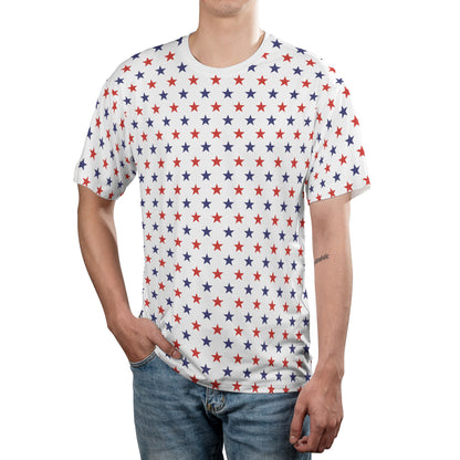 Blue & Red Stars Unisex Comfort T-Shirt