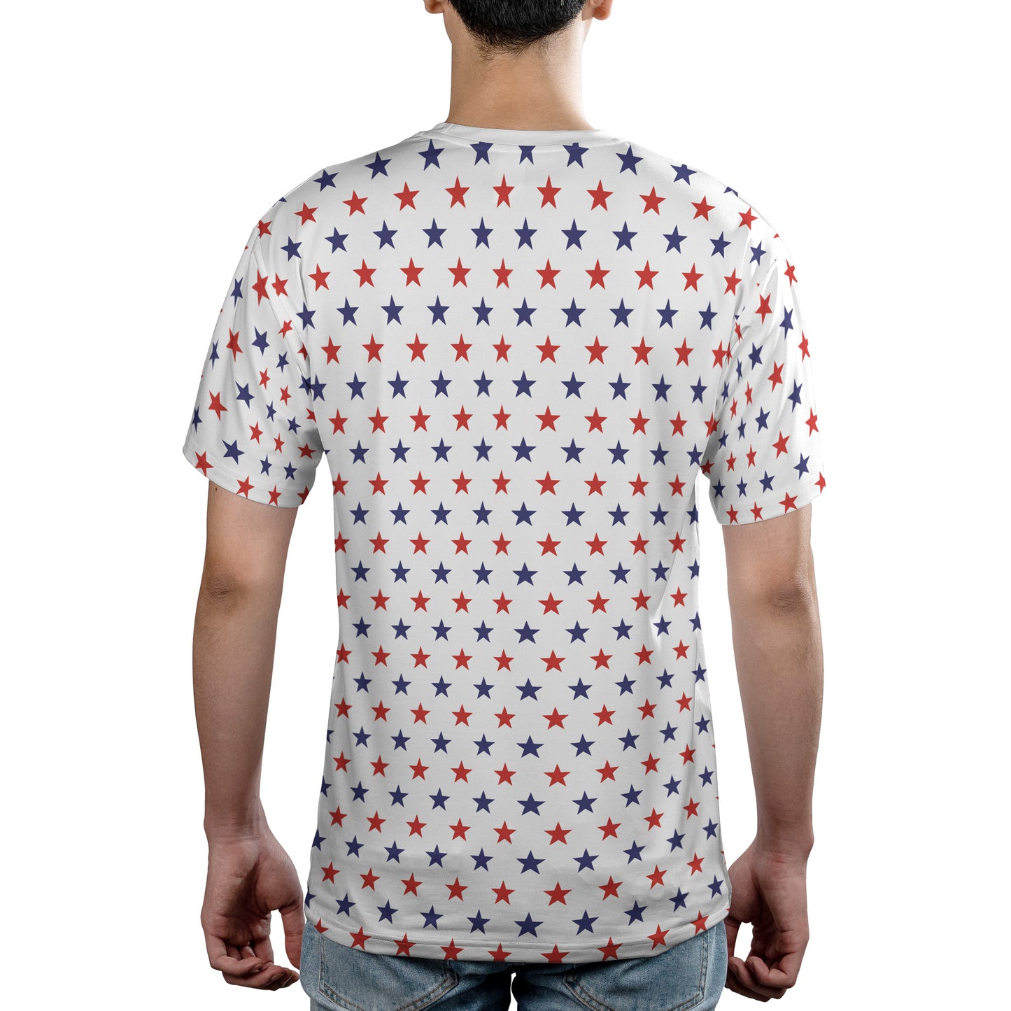 Blue & Red Stars Unisex Comfort T-Shirt