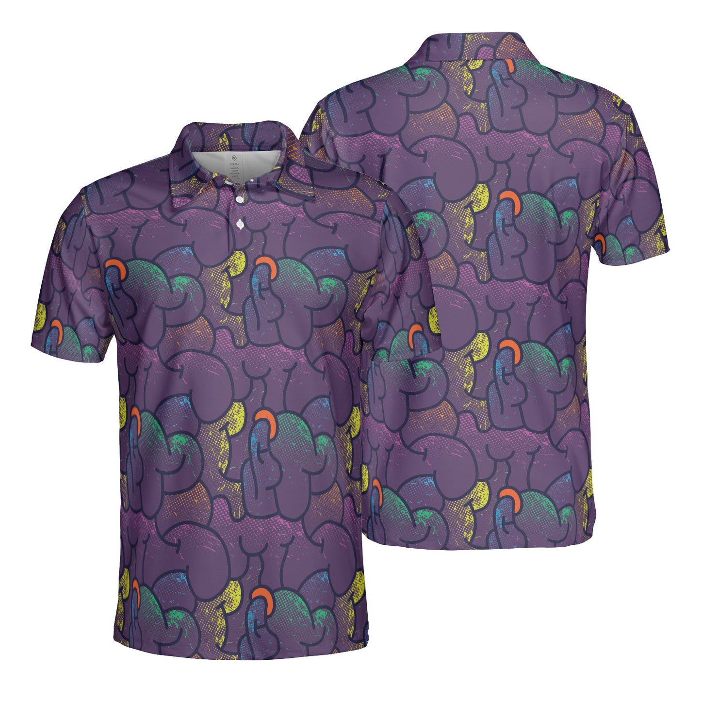 Bubble Graffiti Polo Shirt