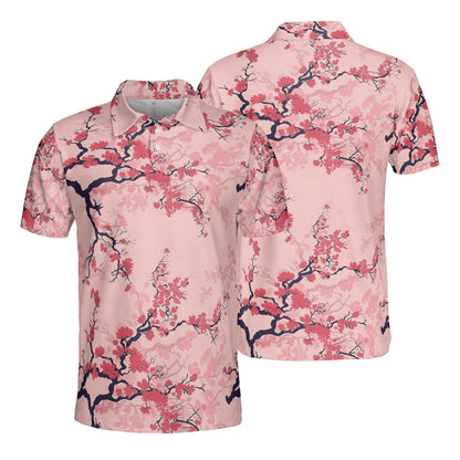 Cherry Blossom Love Polo Shirt