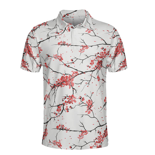 Cherry Blossoms Polo Shirt