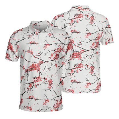 Cherry Blossoms Polo Shirt