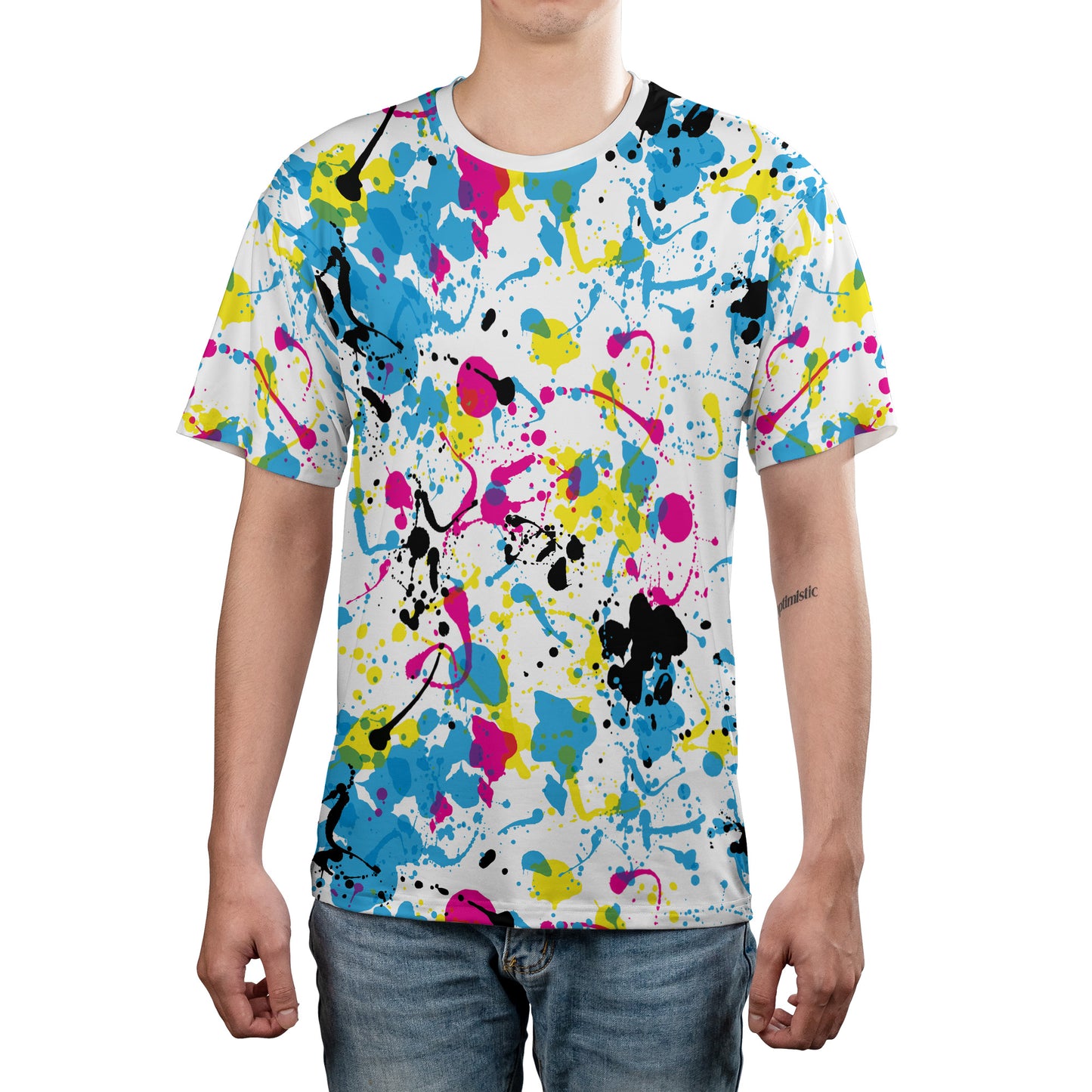 Colorful Ink Splats Unisex Comfort T-Shirt