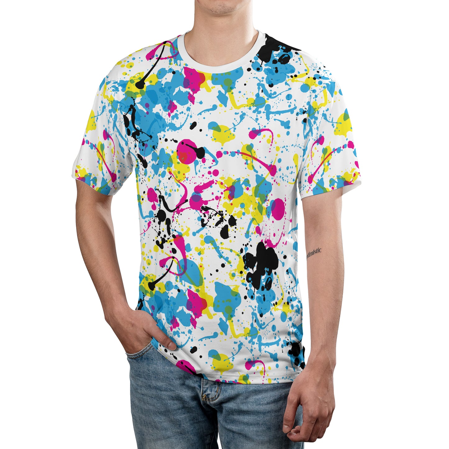Colorful Ink Splats Unisex Comfort T-Shirt